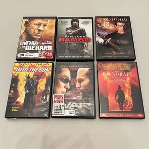 Action Movies DVD Bundle
